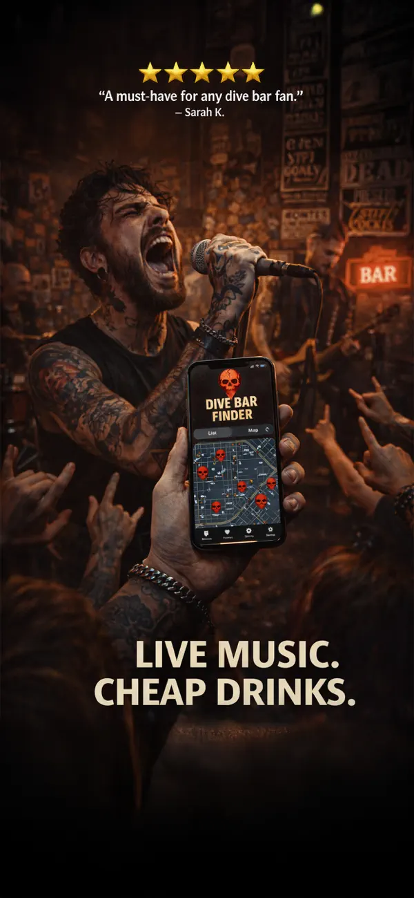 Dive bar collection and achievements